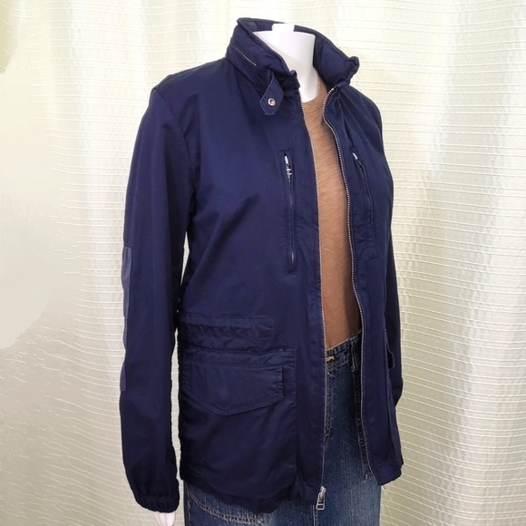 GAP Utility Jacket Military Style Navy Women's Size M - Picture 4 of 11